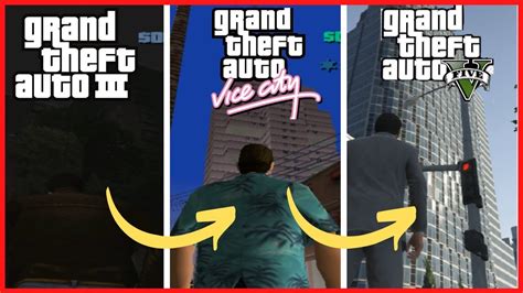 Evolution Of Jumping From The Highest Buildings In Gta Games Gta Vc