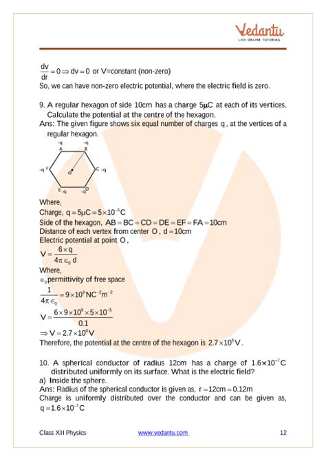 Cbse Class 12 Physics Chapter 2 Electrostatic Potential And Capacitance Important Questions