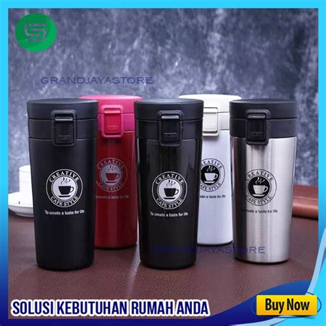 Jual Botol Minum Termos Kopi Ml Vacuum Insulation Cup Hot Cold Termos Air Panas