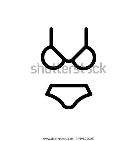 Bikini Outline Icon Bikini Icon Stock Vector Royalty Free 2249829025 Shutterstock