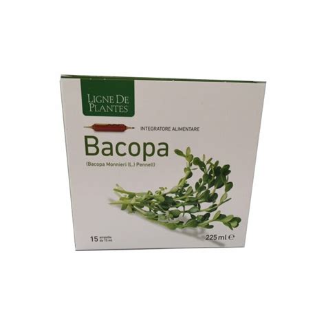 Bacopa Biologico 15 Ampolle Bevibili Da 15 Ml