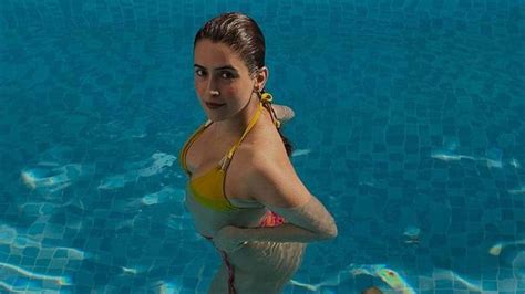 Sanya Malhotra Looks Ravishing In Yellow Bikini Check Out The Diva S