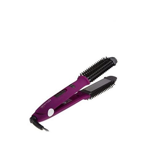 Buy Ionic Styler Pro Ionic Hot Brush And Ceramic Flat Iron Purple Online In Pakistan Buyon Pk