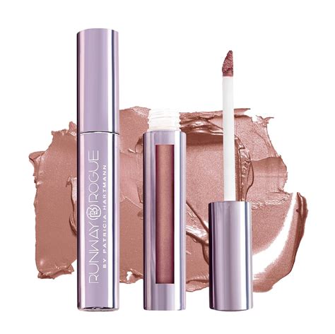 Amazon Runway Rogue Pearl Glam Shimmer Liquid Lipstick Long Wear Nude Dark Pink Lip Color