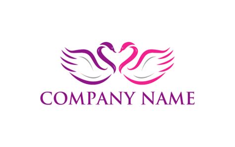 Elegant Swan Logos Swan Logo Designs Templates