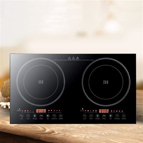 Amazon Dual Induction Cooker Cooktop Digital Hot Plate Digital Electric Countertop Burner