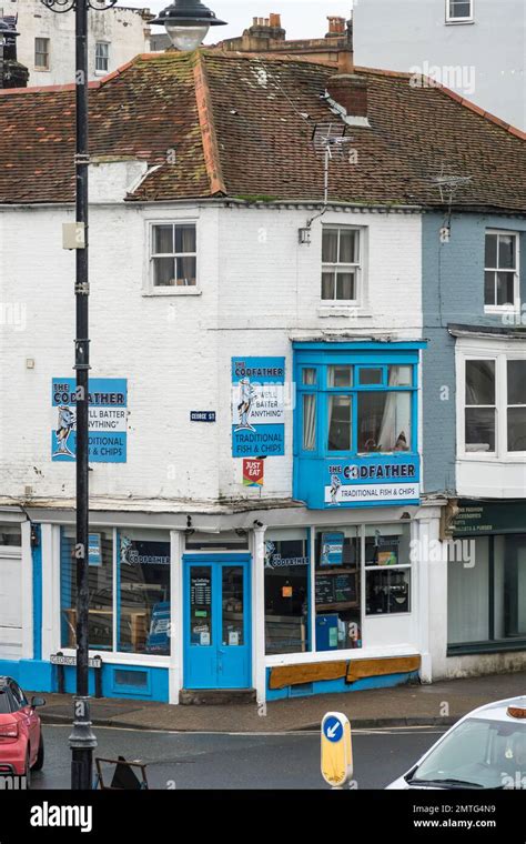 The Codfather Fish And Chip Shop George Street Hi Res Stock Photography