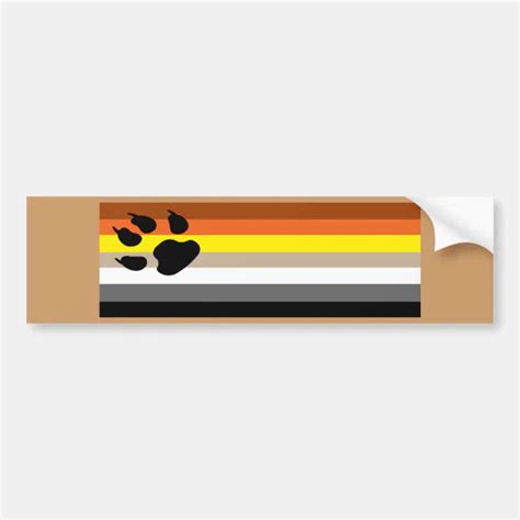 Gay Bear Pride Bumper Sticker Zazzle