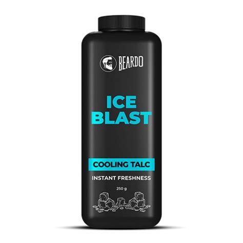 Buy Beardo Ice Blast Cooling Talc Menthol Talcum Powder For Men INSTANT