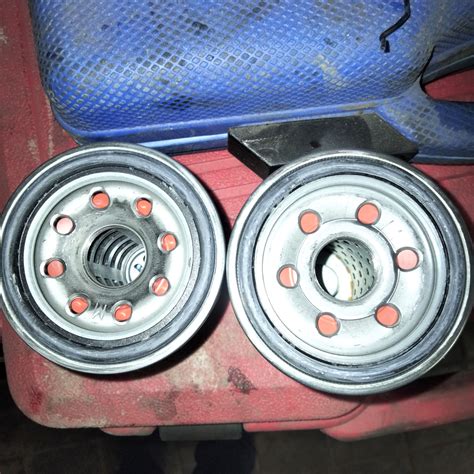 Фильтра масляные отличие! — Mitsubishi Lancer X, 1,6 л, 2013 года ...