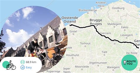 Oostende Gent Recreatieve Fietsroute RouteYou