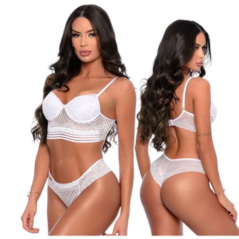 Conjunto Suti E Calcinha Lingerie Feminina Sexy Shopee Brasil