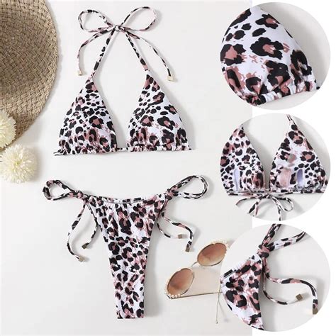 Christmas Gifts Deals For Days Jovati Women S Thong Bikini Swimsuit Triangle Bandage Bikini