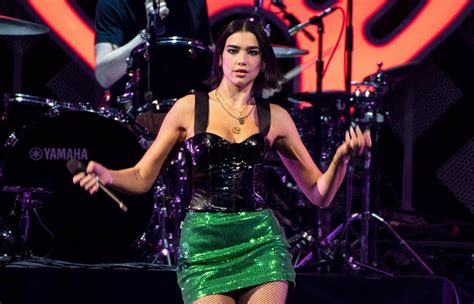Dua Lipa Sexy Legs On Stage Hot Celebs Home