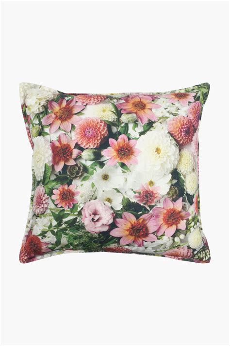 Premium Peony Feather Scatter Cushion 60x60cm