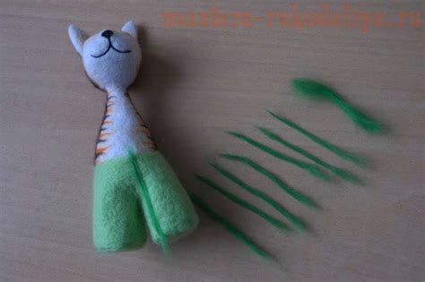 Мастер-класс по сухому валянию: Котенок Финдус