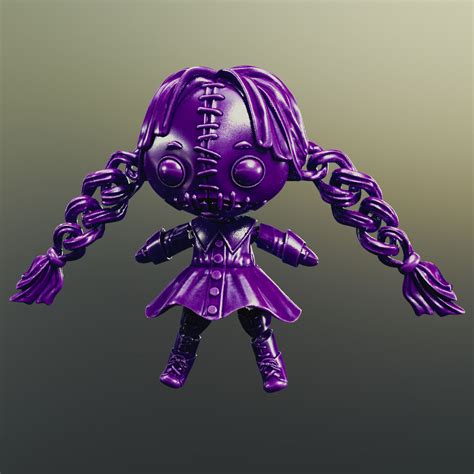Creepy Doll Articulated Flexi 3d Printing Model Stl