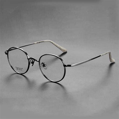 Titanium Glasses Super Light Round Eyeglass Frames Vicedeal