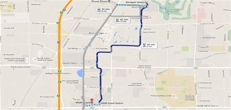 Map Of Public Transport In Las Vegas
