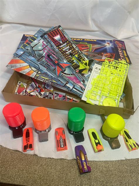 Vintage Hot Wheels Streex Test Trax Complete W Box Extras Etsy