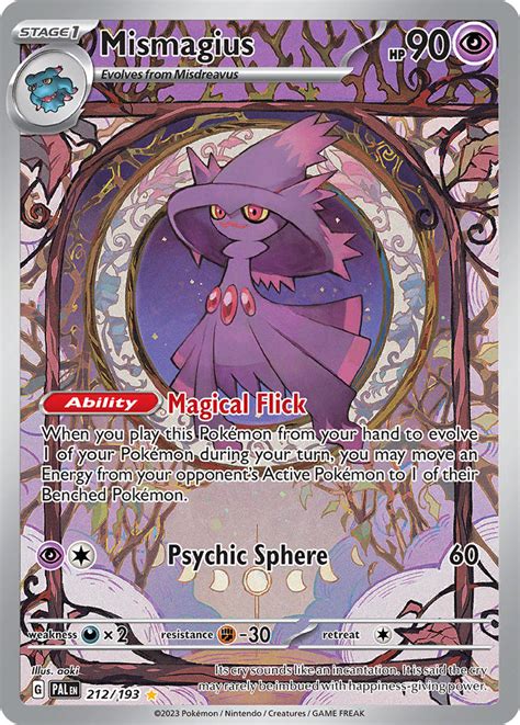 Mismagius Paldea Evolved PAL 212 PkmnCards