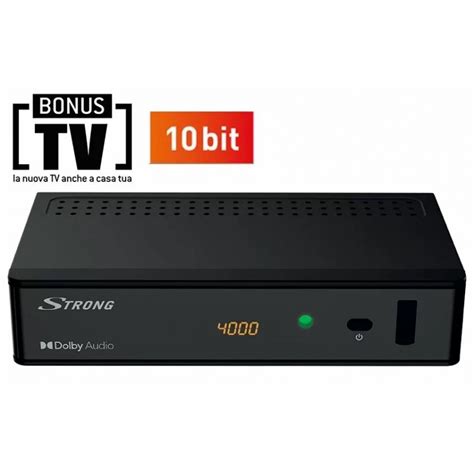 Strong Srt Ricevitore Digitale Terrestre Dvb T Hevc Hdtv Hdmi