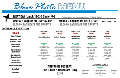 BluePlate Menu by Craig Jackson - Issuu