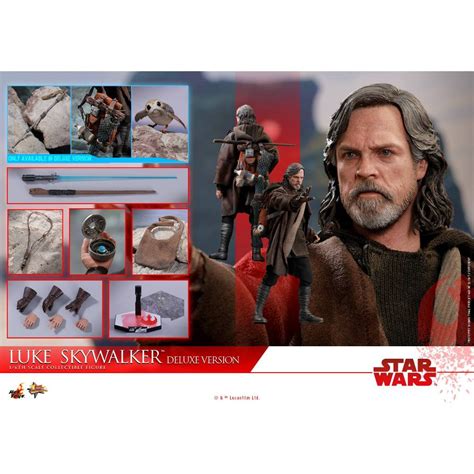 Hot Toys MMS458 Luke Skywalker Deluxe Version Collectible Figure Star Wars The Last Jedi 1 6