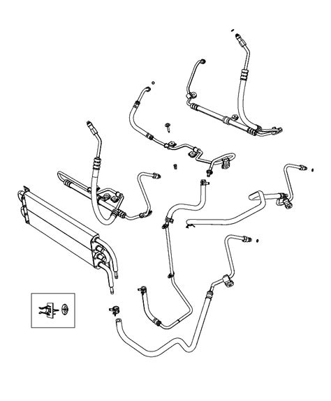 Jeep Grand Cherokee Hose Power Steering Return 52124650AH Jeep