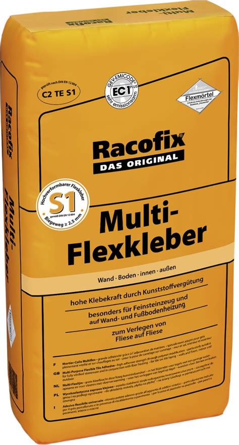 Racofix Multi Flexkleber 25 Kg Kaufen Globus Baumarkt