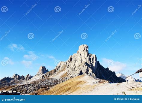 Dolomiti Mountain Peak In Belluno Province Stock Image Image Of