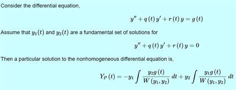 Tinspire Solve 2 Order Non Homogeneous Differential Equation