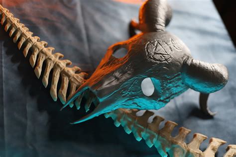 Diablo 4 Necromancer Helmet And Sword First Prototype Mask Is For