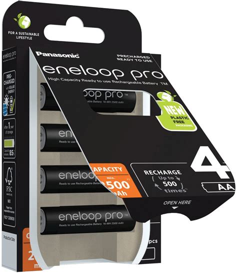 Panasonic eneloop pro Akku AA-Mignon 2500mAh 4er-Pack - Batterien ...