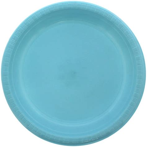 Baby Blue 9 Inch Plastic Plate Single Partyrama Co Uk