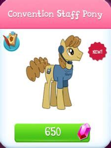 convention staff pony    pony gameloft wiki fandom