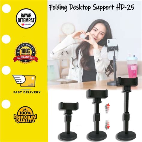 Termurah Folding Desktop Support HD 25 Holder Phone Stand Universal