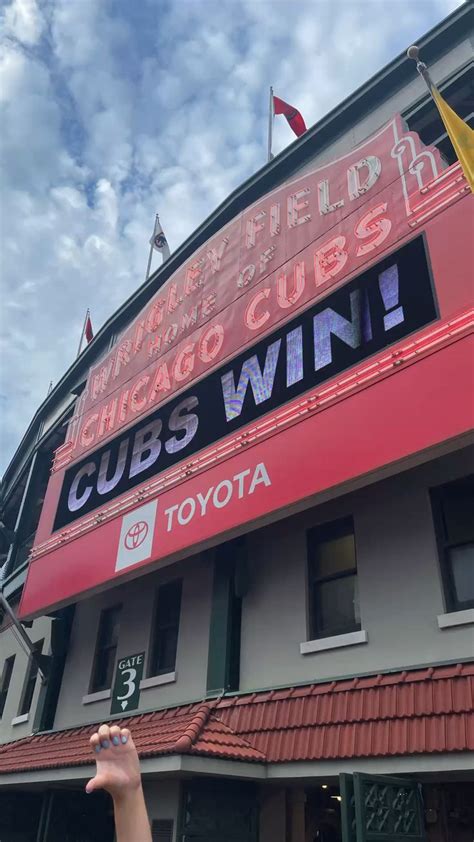 Baseball Game Outfit Baseball Aesthetic Cubs Wrigley Field Baseball