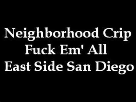 Neighborhood Crip Fuck Em All YouTube