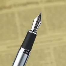 Luxury Brand Jinhao X Silver Stainless Steel Fountain Pen Medium