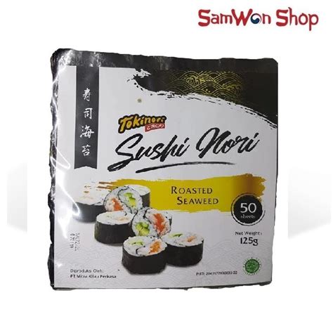 Jual Tokinori Sushi Nori Roasted Seaweed Sheets Rumput Laut Gimbab