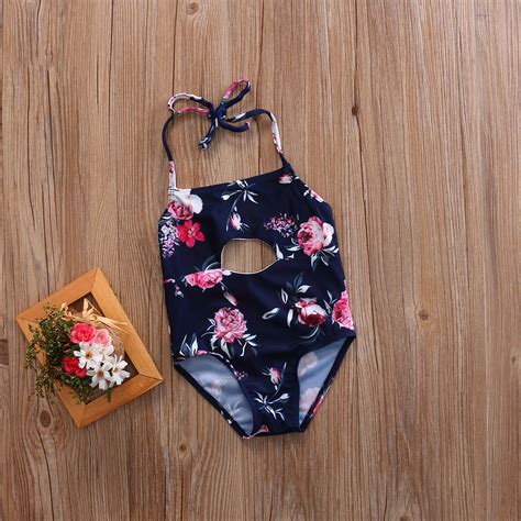 Kid Baby Meisjes Bloemen Bikini Pak Set Badpak Bad Vicedeal