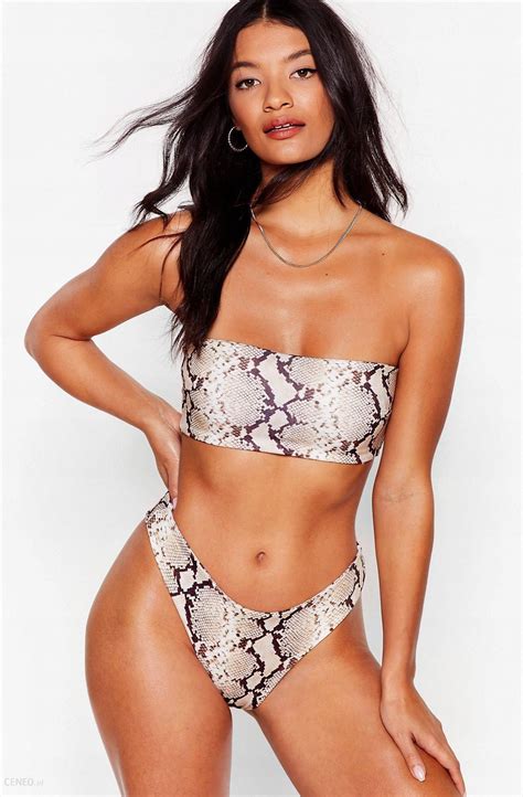 Bikini Snake Print Prx Xxh l Nasty Gal Dół Od Ceny i opinie Ceneo pl