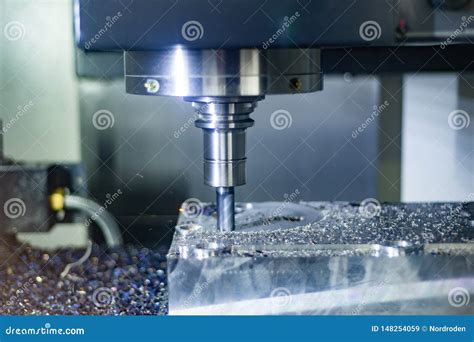 CNC Milling Machine during Operation. Stock Image - Image of milling, machinery: 148254059