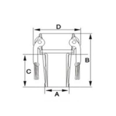 Stainless Steel Camlock Coupling Type C Suzhou Seapeak Co Ltd