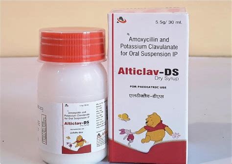 Amoxicillin And Potassium Clavulanate Dry Syrup Powder Packaging Size