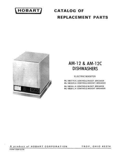 Hobart Am Parts List