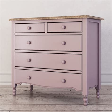 Комод 5 ящиков Leblanc, лаванда - купить по цене 139700 RUB в Москве в ...