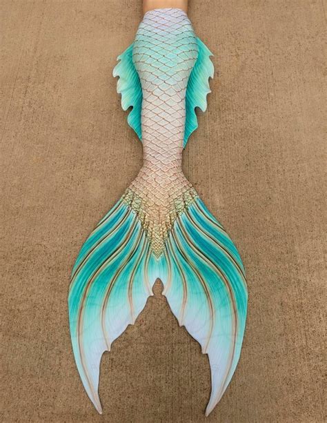 An Image Of A Mermaid Tail On The Ground