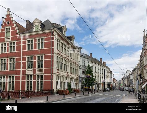 Historical Buildings Ghent Belgium Stock Photo Alamy